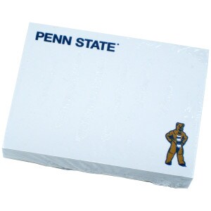 pack of sticky notes with Penn State and Nittany Lion Mascot